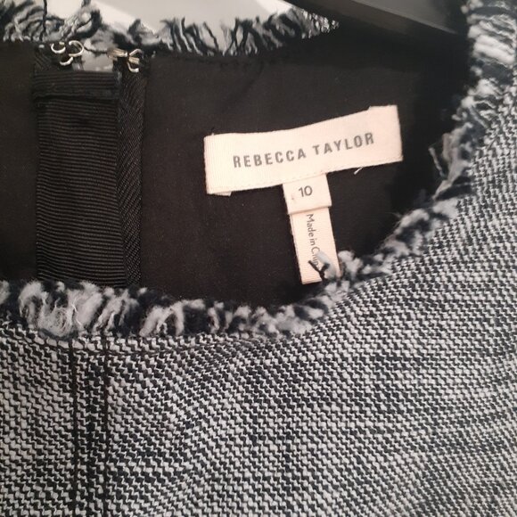 Women's Rebecca Taylor Crew Neck Mini Dress - Picture 3 of 3